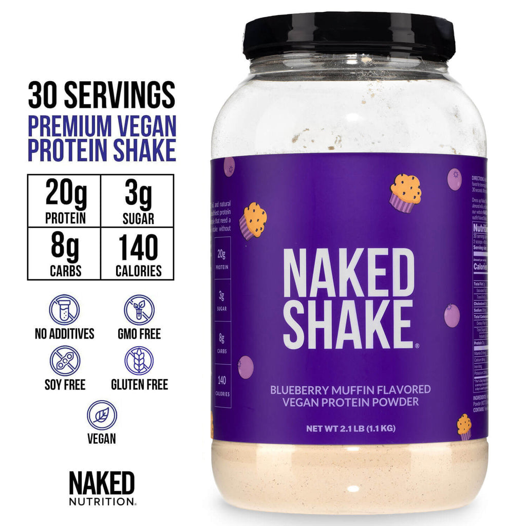 Blueberry Muffin Protein Shake - Blueberry Muffin, Minimal Ingredient Health Support