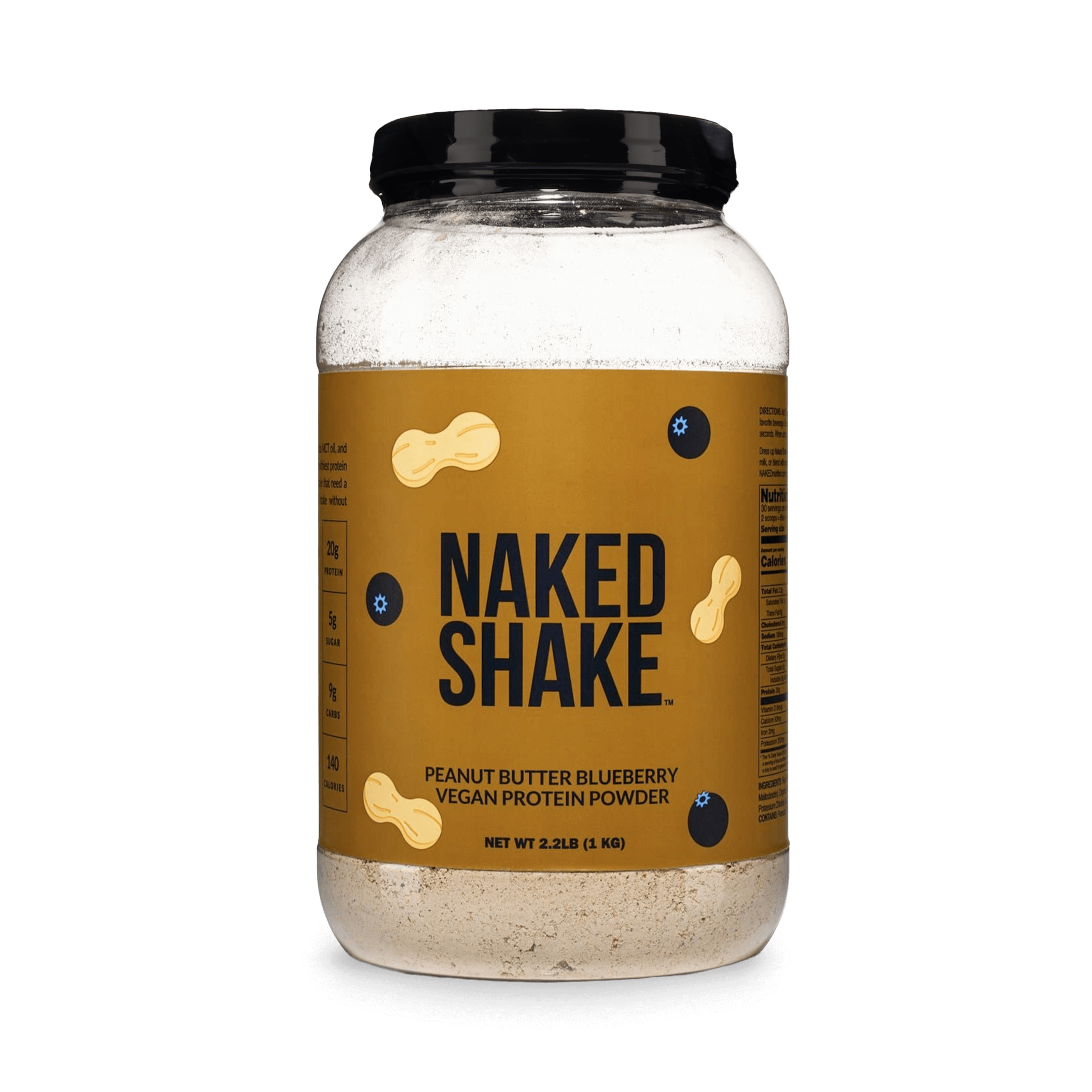 PB Blueberry Vegan Protein - PB Blueberry, Minimal Ingredient Health Support