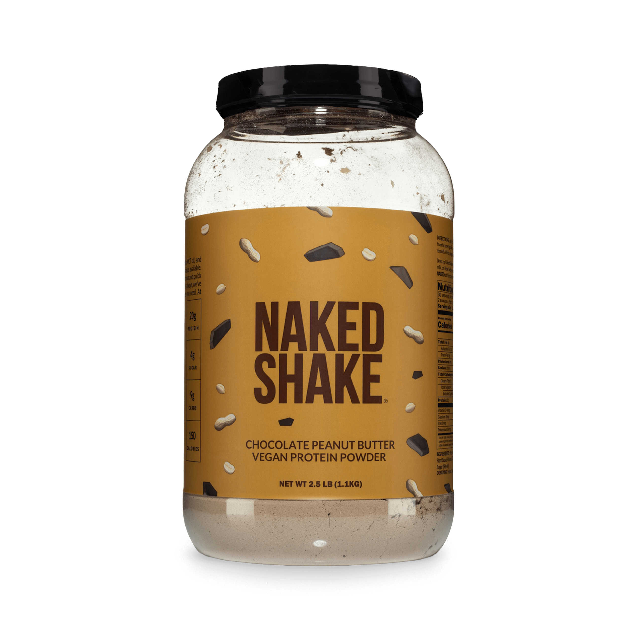 Chocolate PB Protein Shake - Chocolate Peanut Butter, Minimal Ingredient Health Support