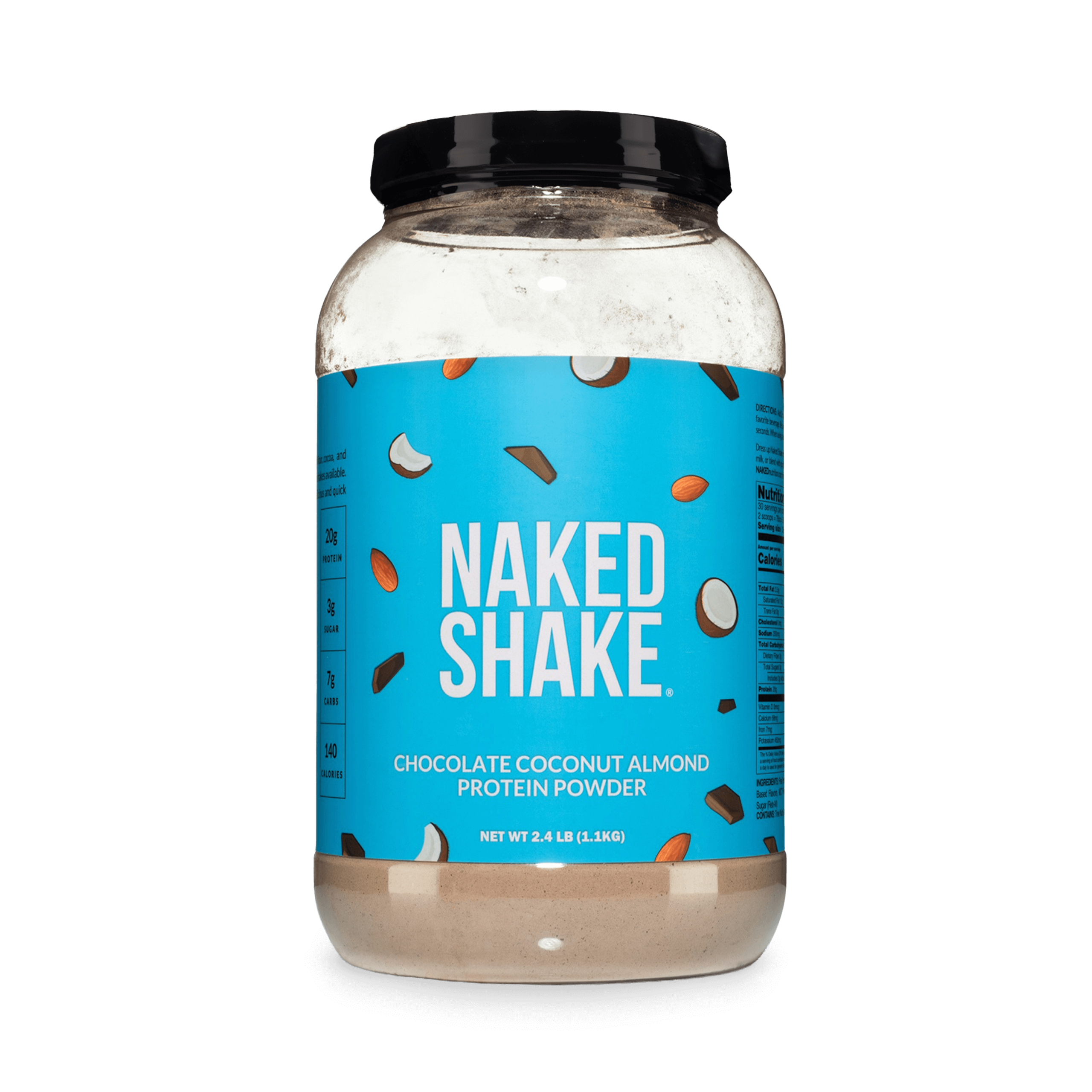 Chocolate Coconut Almond Protein Shake - Chocolate Coconut Almond, Smooth Plant Protein For Shakes