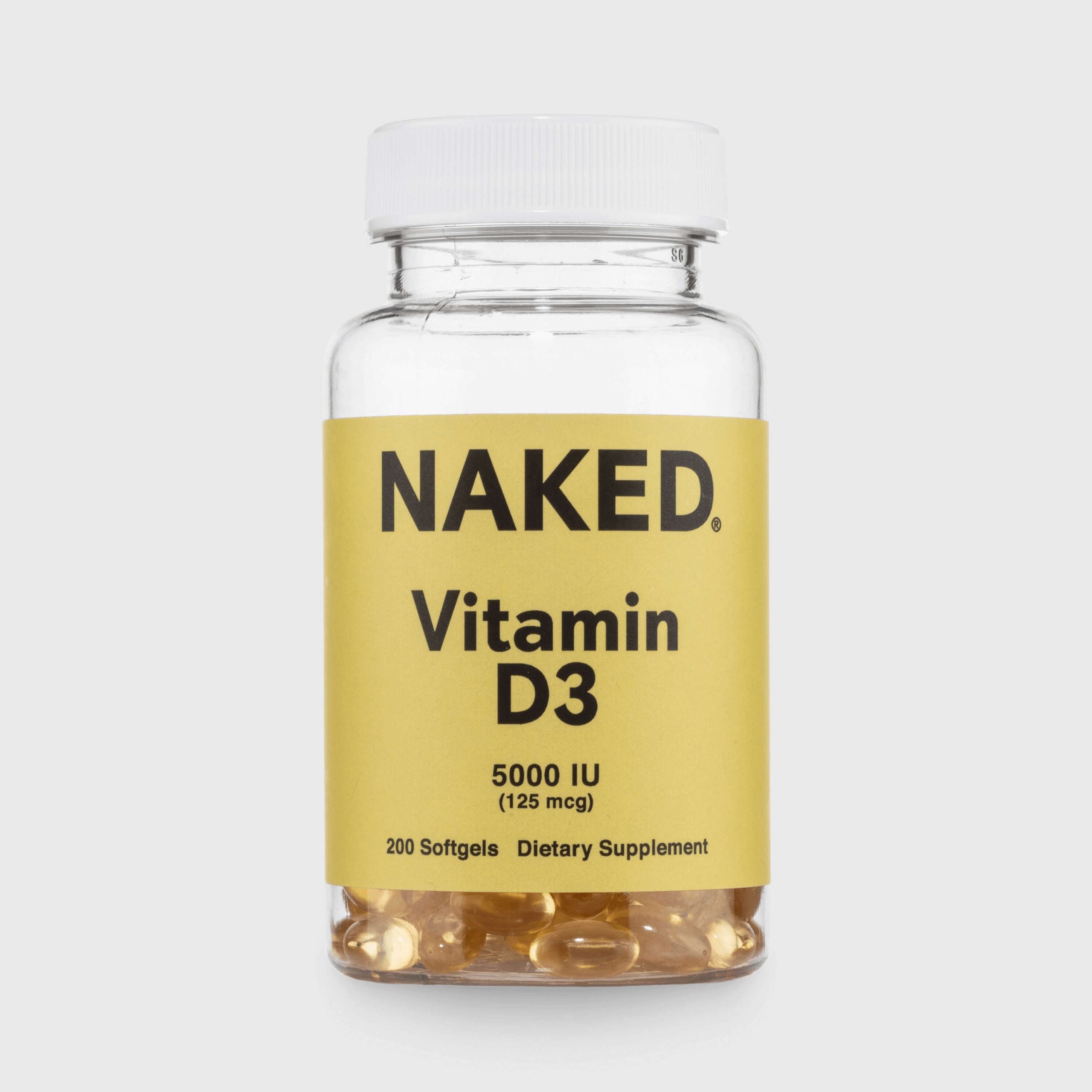 Daily Vitamin D3 Supplement - Vitamin D3, Minimal Ingredient Health Support