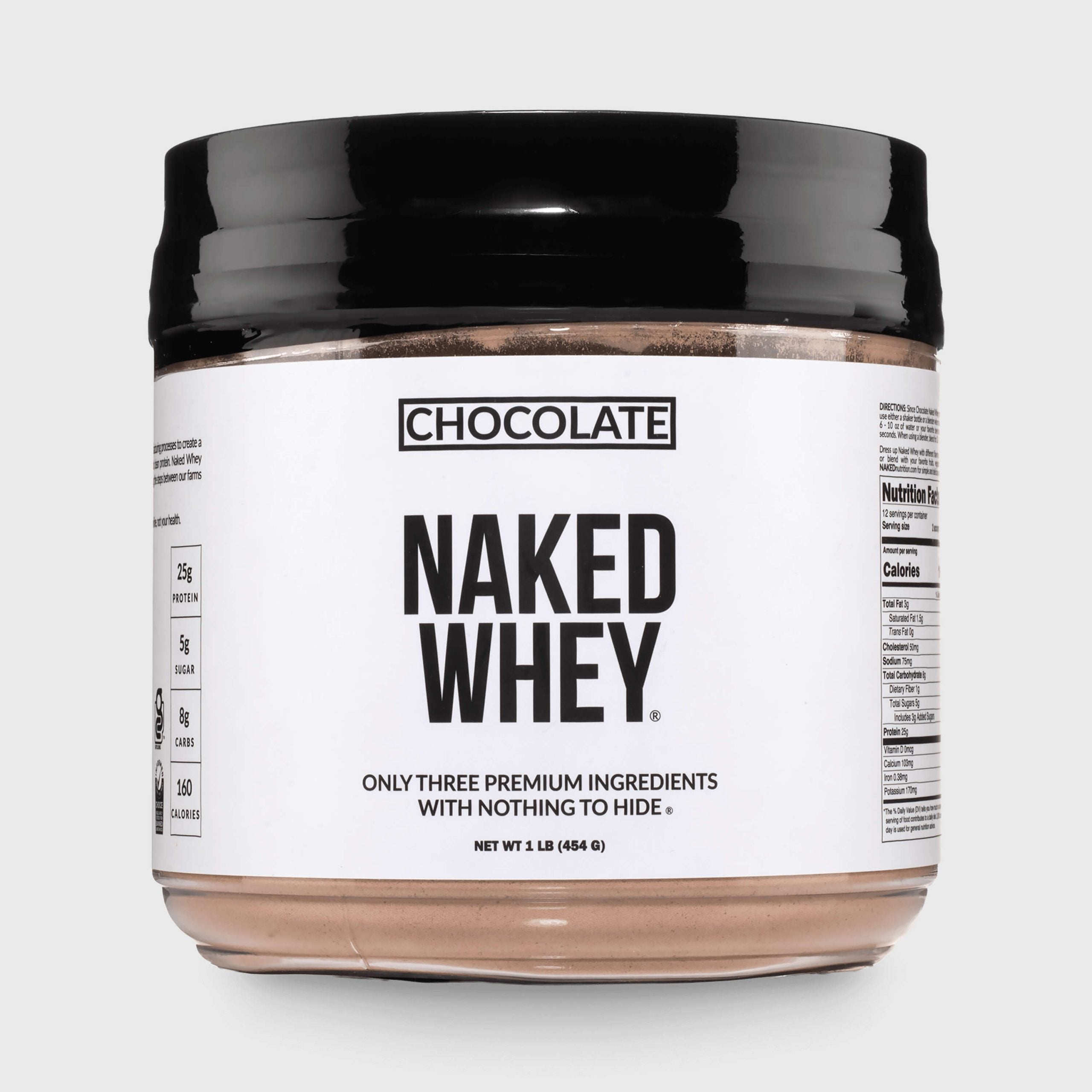 Chocolate Whey Protein Powder 1lb - Chocolate, Pure Protein For Everyday Use