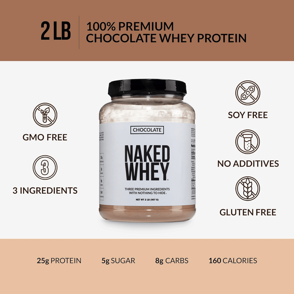 Chocolate Whey Protein Powder - Chocolate, Pure Protein For Everyday Use