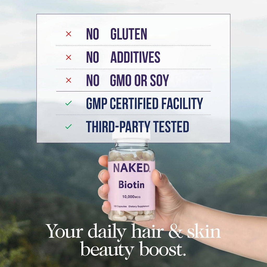 Daily Biotin Supplement - Biotin, Minimal Ingredient Health Support