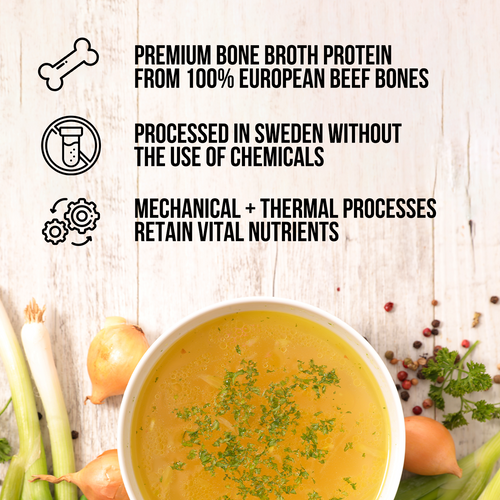 Bone Broth Protein Powder, Easy Mixing Nutrition Support