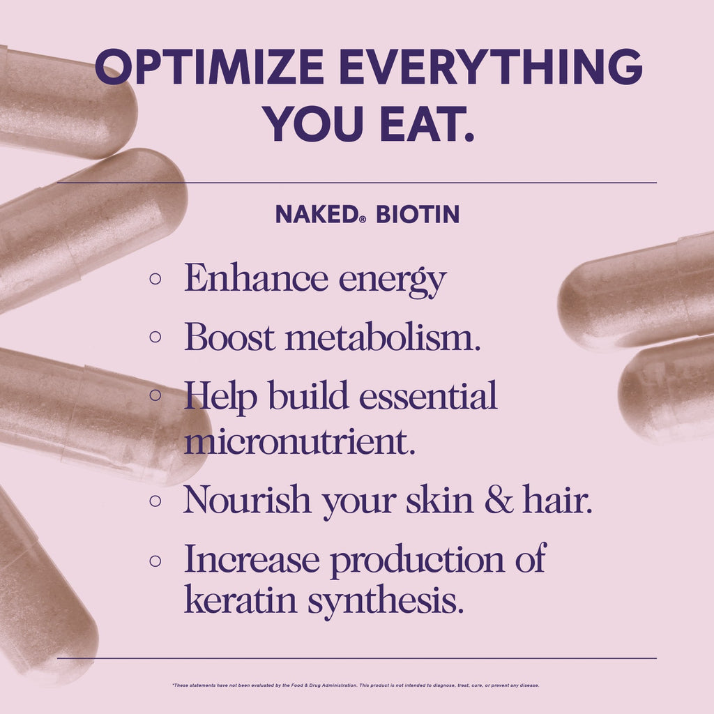 Daily Biotin Supplement - Biotin, Minimal Ingredient Health Support