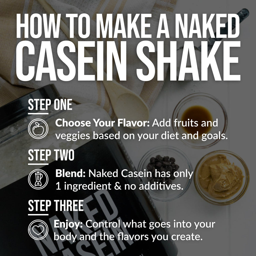 Micellar Casein Protein Powder - Unflavored, Steady Release Protein Nutrition