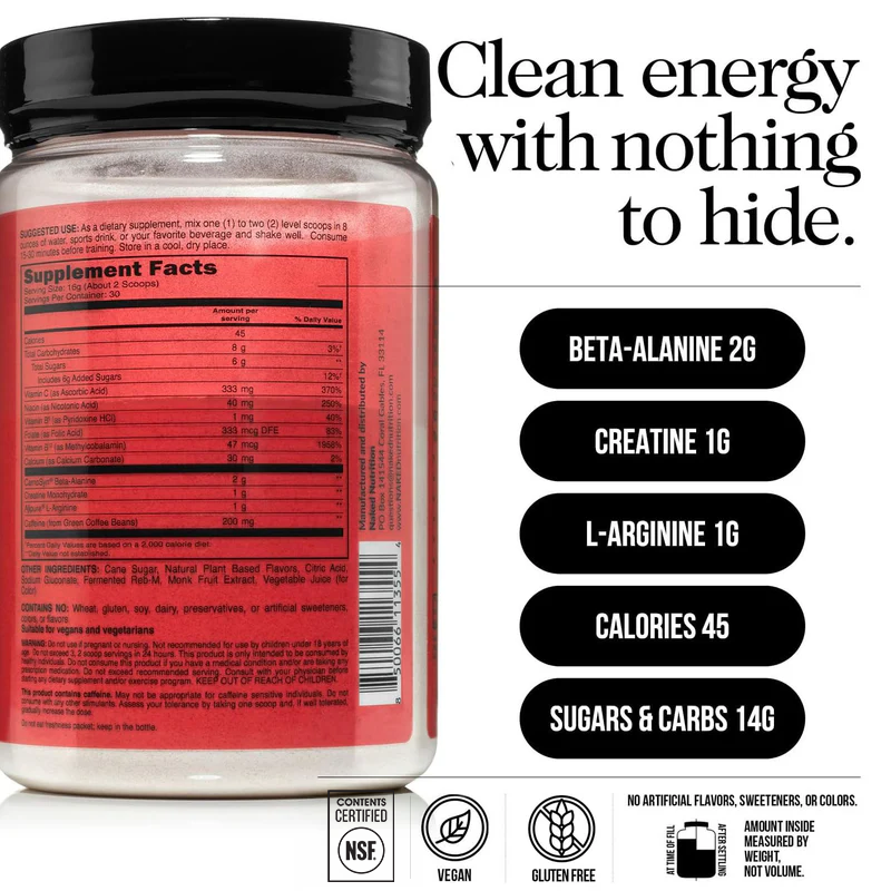 Cherry Lime Pre Workout Supplement - Cherry Lime, Active Performance Support Blend