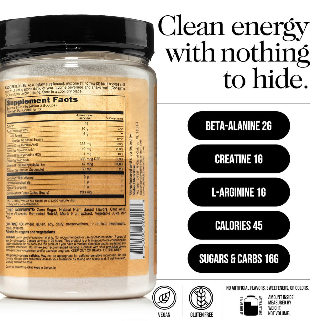Citrus Pre Workout Supplement - Citrus, Active Performance Support Blend