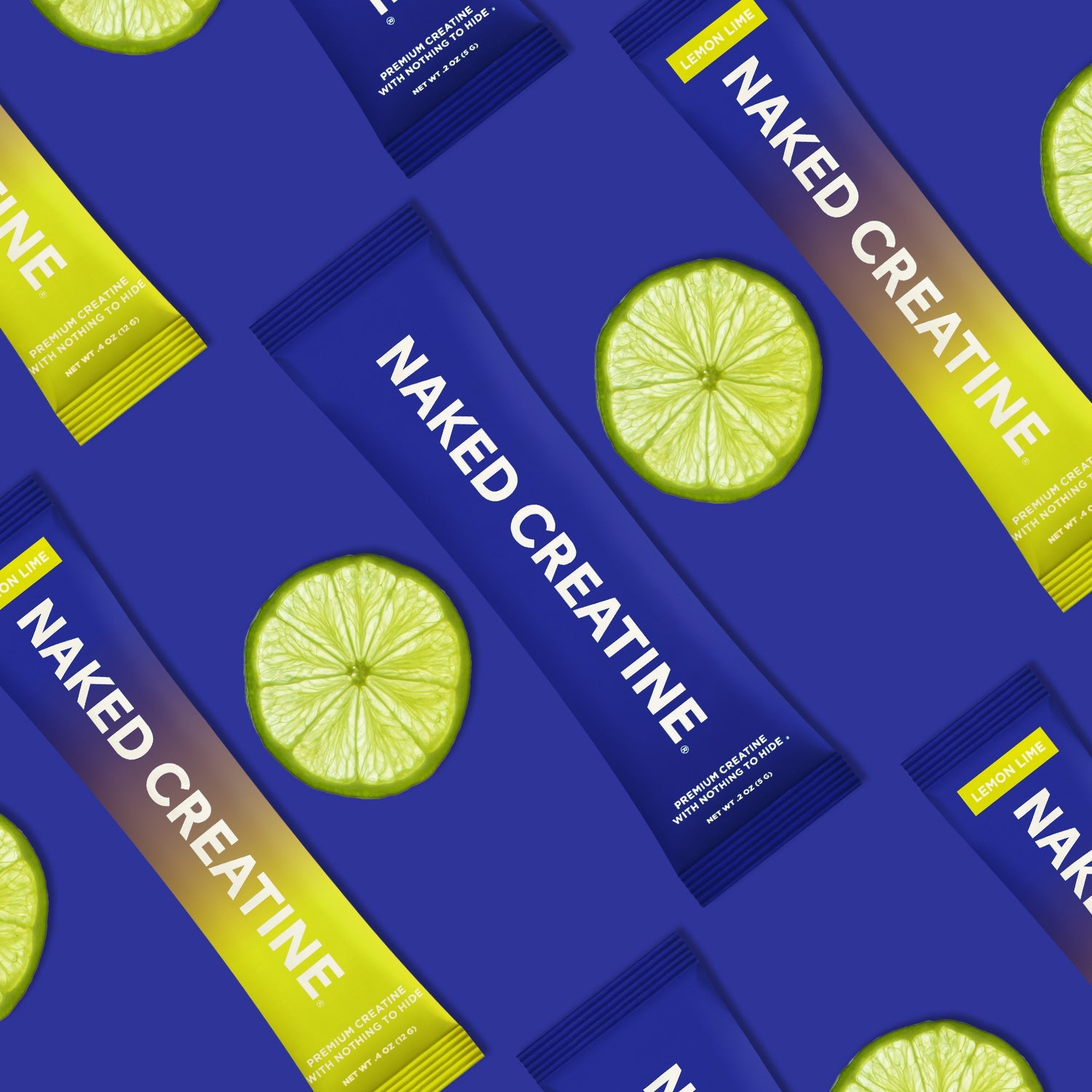 Lemon Lime Creatine Travel Packs - Lemon Lime Sticks, Simple Performance Training Support