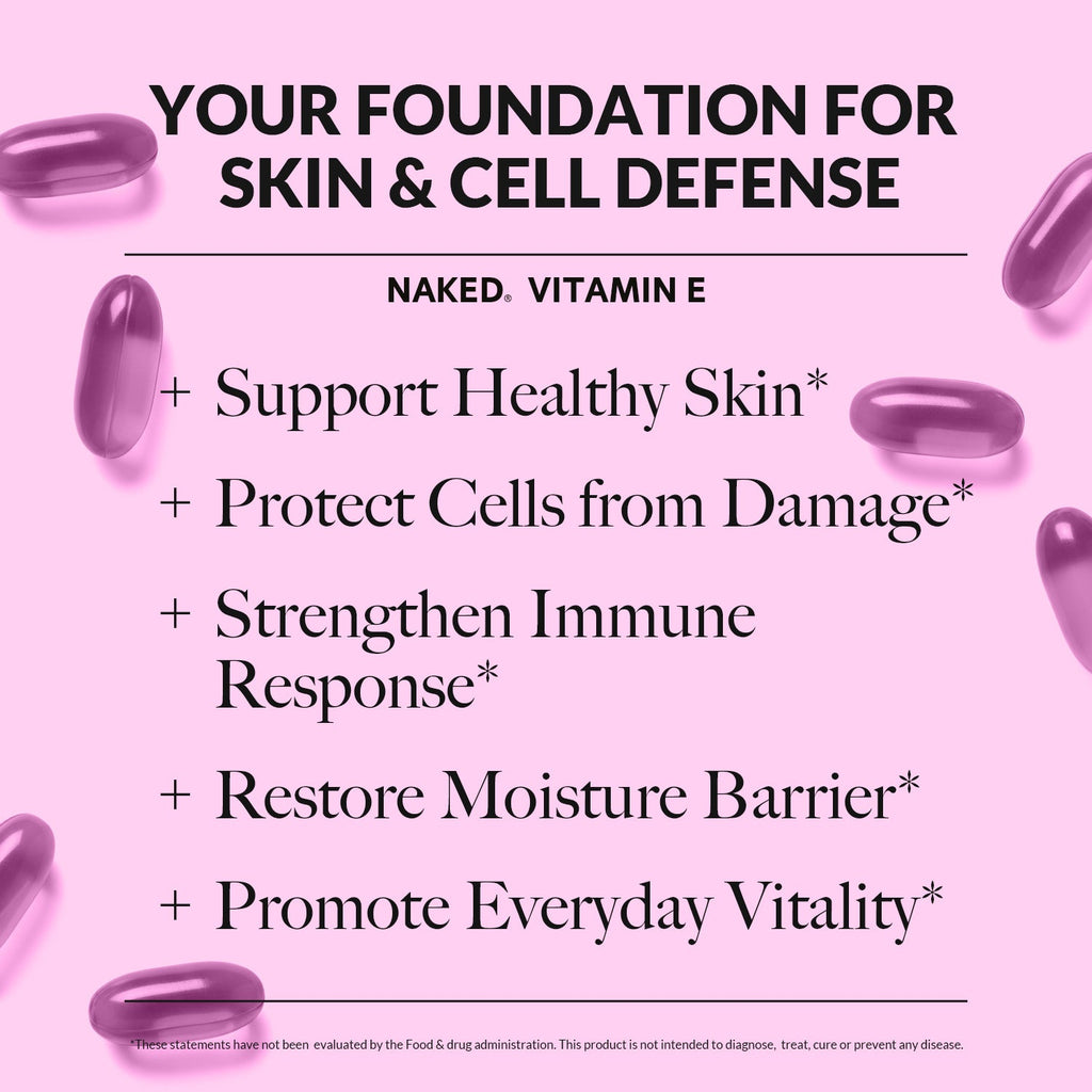 Daily Vitamin E Supplement - Vitamin E, Minimal Ingredient Health Support