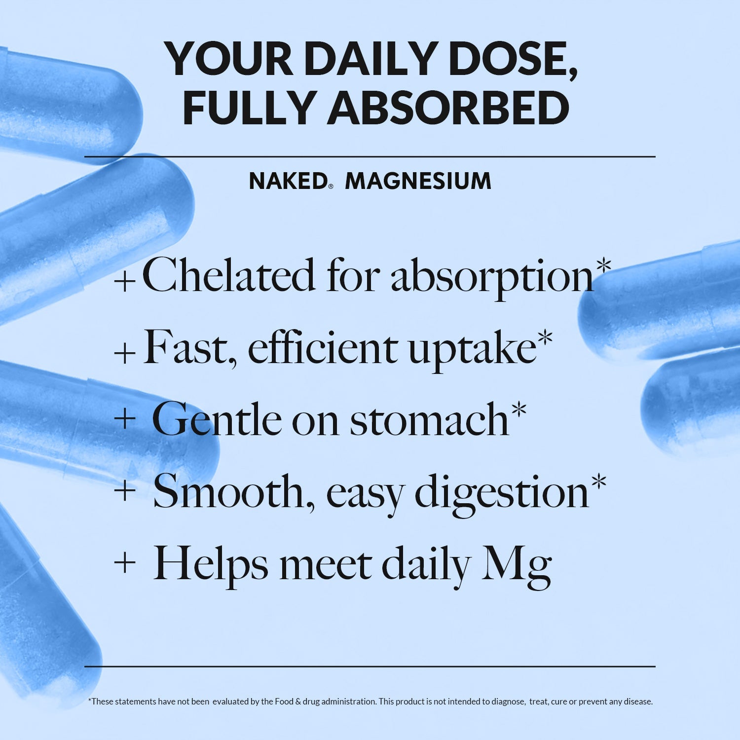 Daily Magnesium Supplement - Magnesium, Minimal Ingredient Health Support