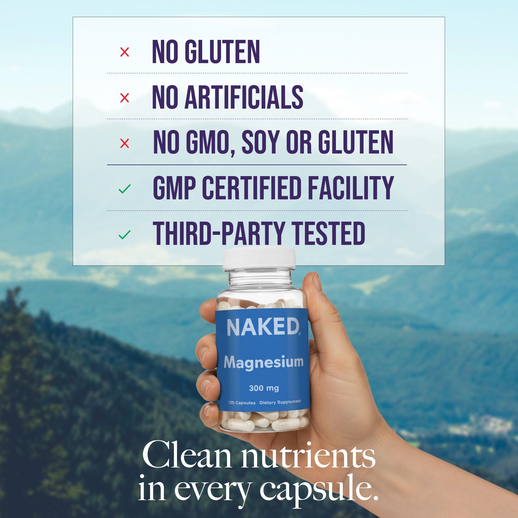 Daily Magnesium Supplement - Magnesium, Minimal Ingredient Health Support
