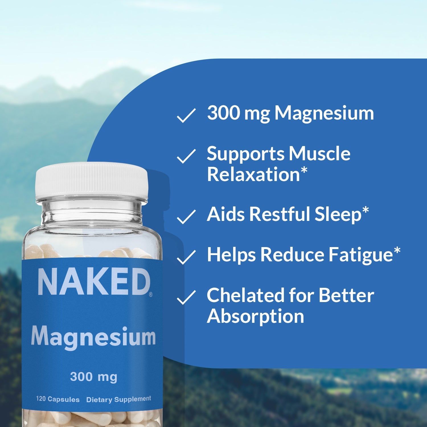 Daily Magnesium Supplement - Magnesium, Minimal Ingredient Health Support
