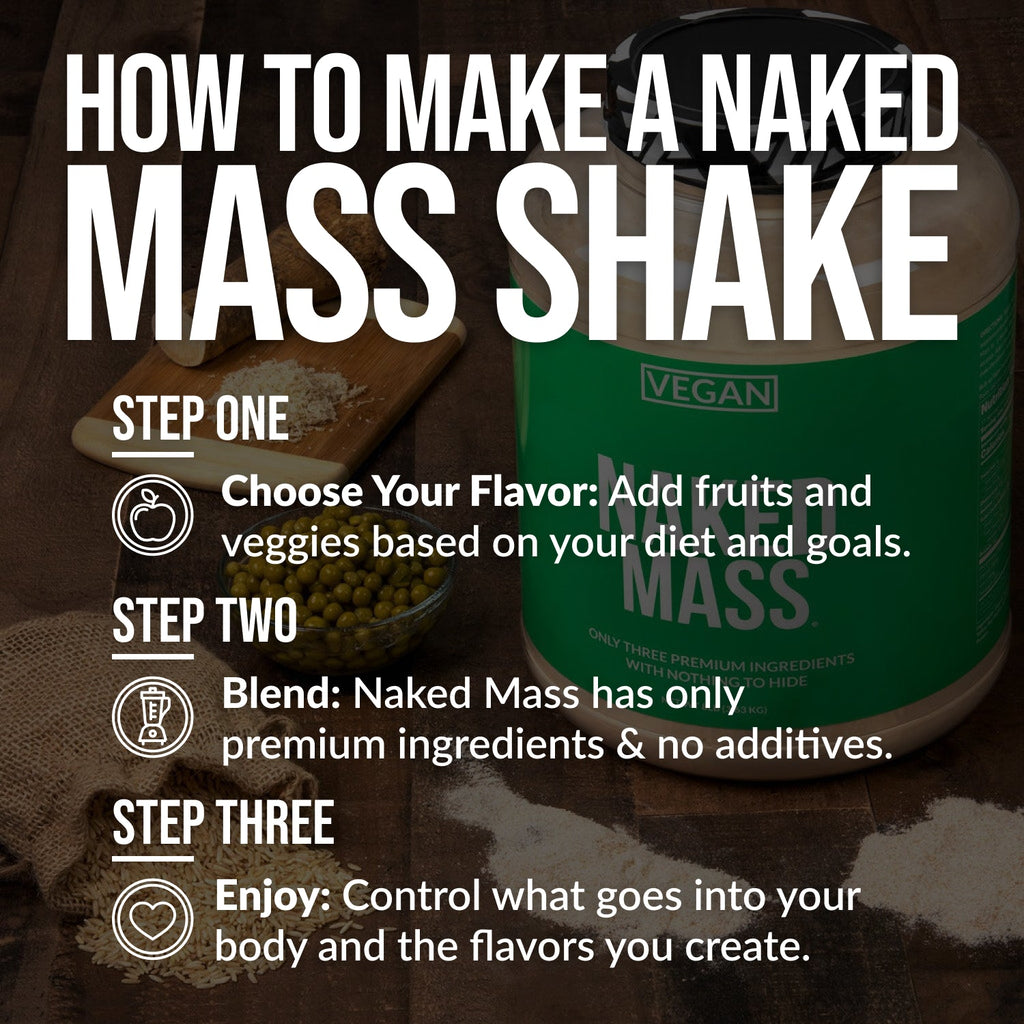 Double Chocolate Vegan Mass Gainer Supplement - Double Chocolate (Vegan), Daily Calorie Boost Blend