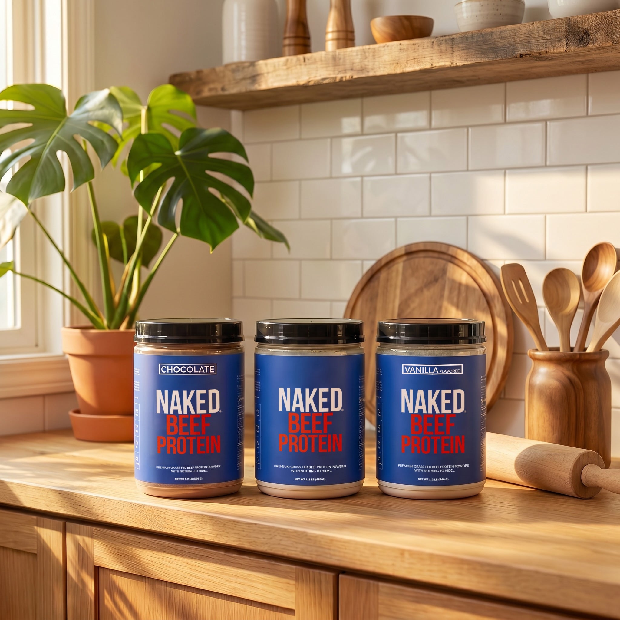 Beef Protein Powder - Unflavored, Easy Mixing Nutrition Support