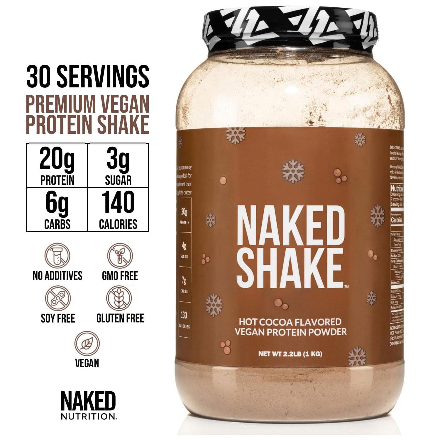 Hot Cocoa Protein Shake - Hot Cocoa, Minimal Ingredient Health Support