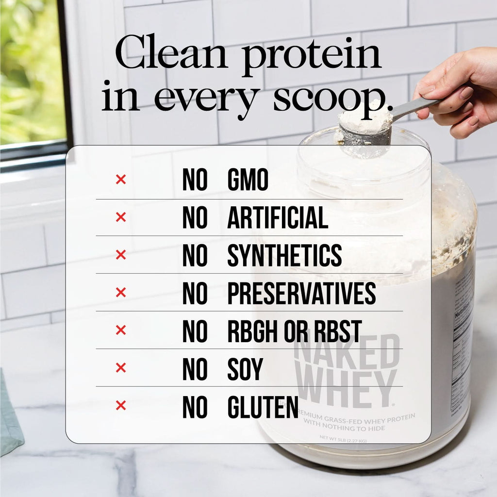 Vanilla Grass-Fed Whey Isolate Protein Powder - Vanilla, Pure Protein For Everyday Use