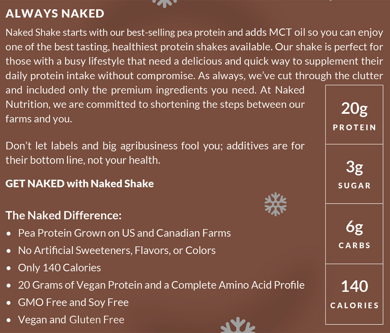 Hot Cocoa Protein Shake - Hot Cocoa, Minimal Ingredient Health Support