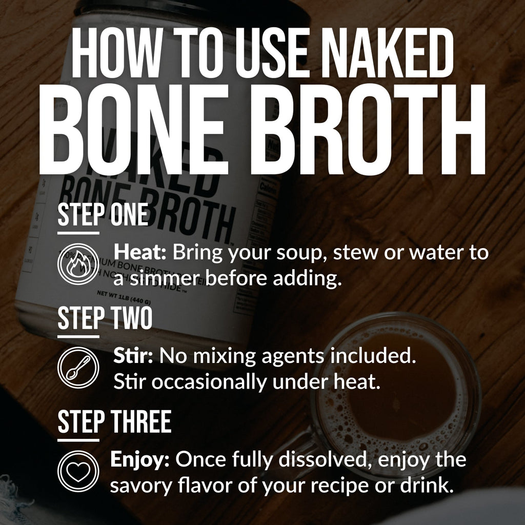 Bone Broth Protein Powder, Easy Mixing Nutrition Support