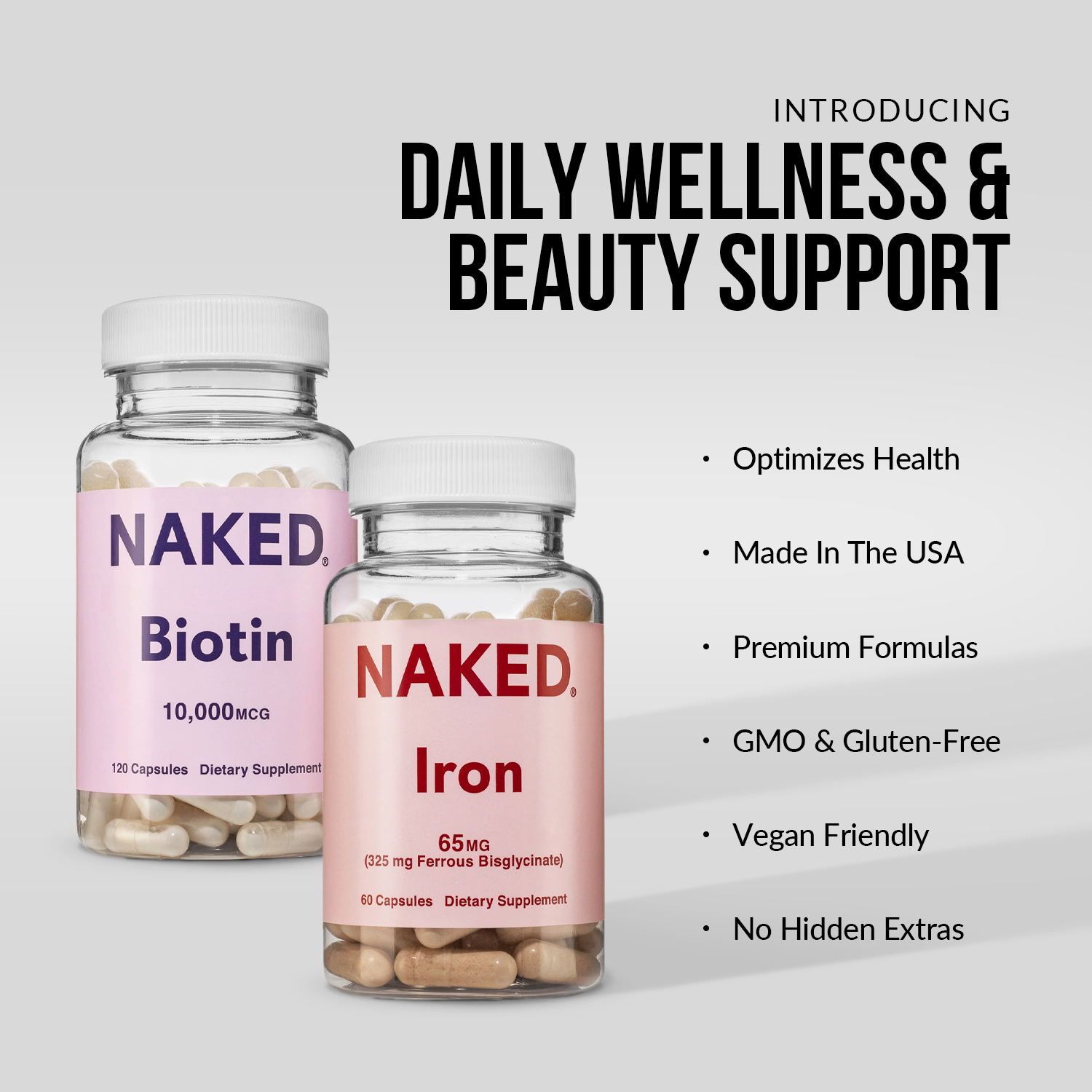 Daily Biotin Supplement - Biotin, Minimal Ingredient Health Support
