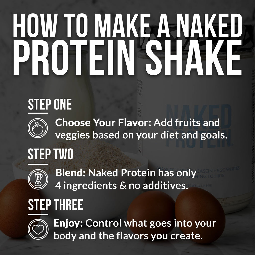 Protein Powder Blend - 3LB Egg Whey & Casein Protein Blend - 3LB, Pure Protein For Everyday Use