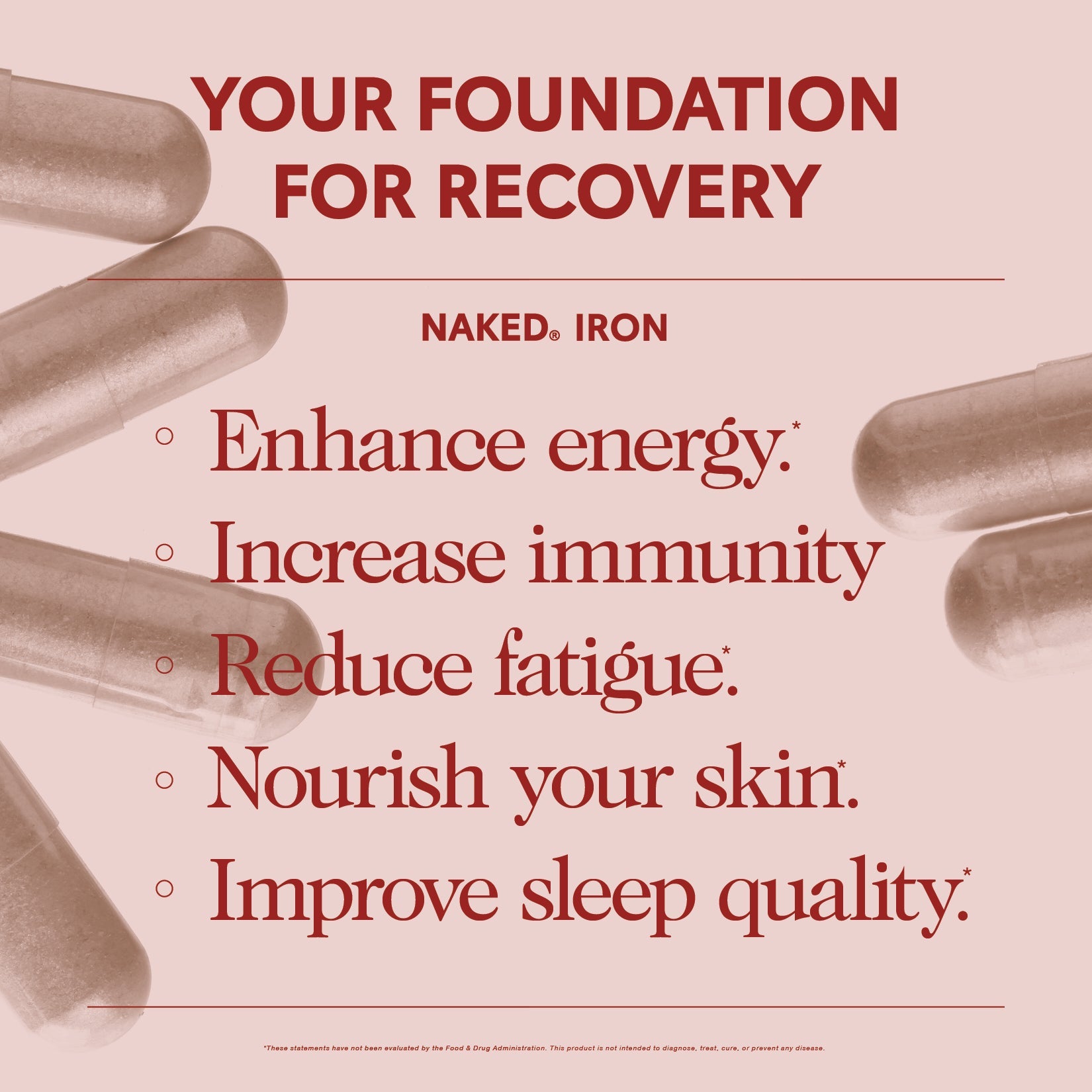 Daily Iron Supplement - Iron, Minimal Ingredient Health Support