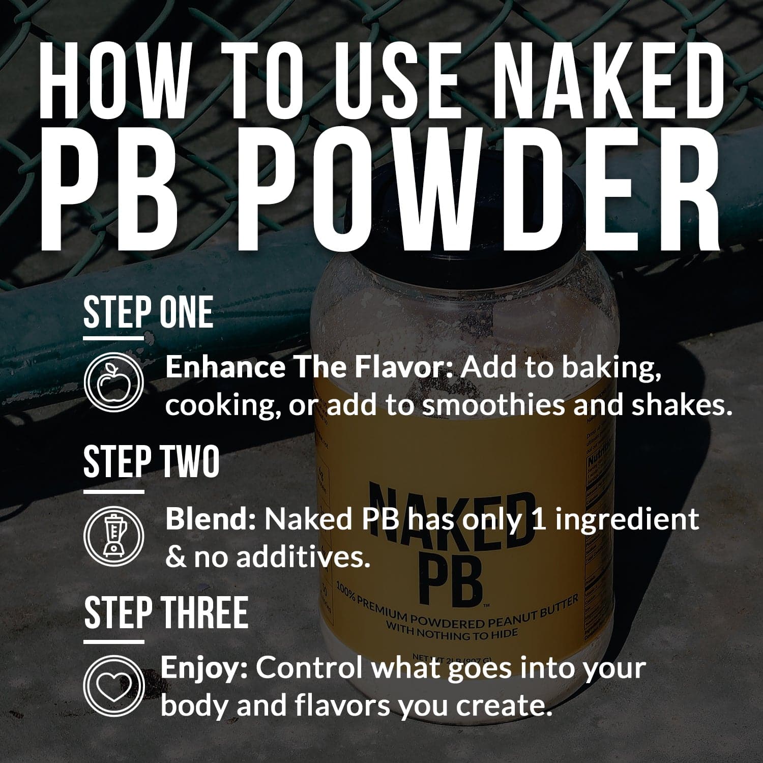 Organic Powdered Peanut Butter - Organic, Easy Mixing Nutrition Support