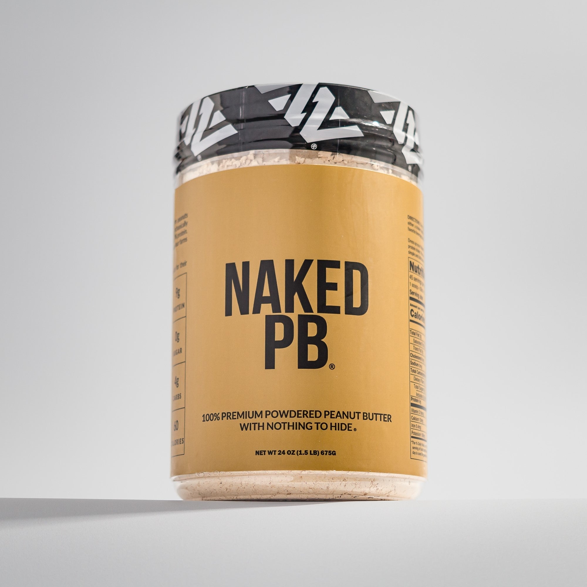 Powdered Peanut Butter - PB - 1.5 LB, Easy Mixing Nutrition Support