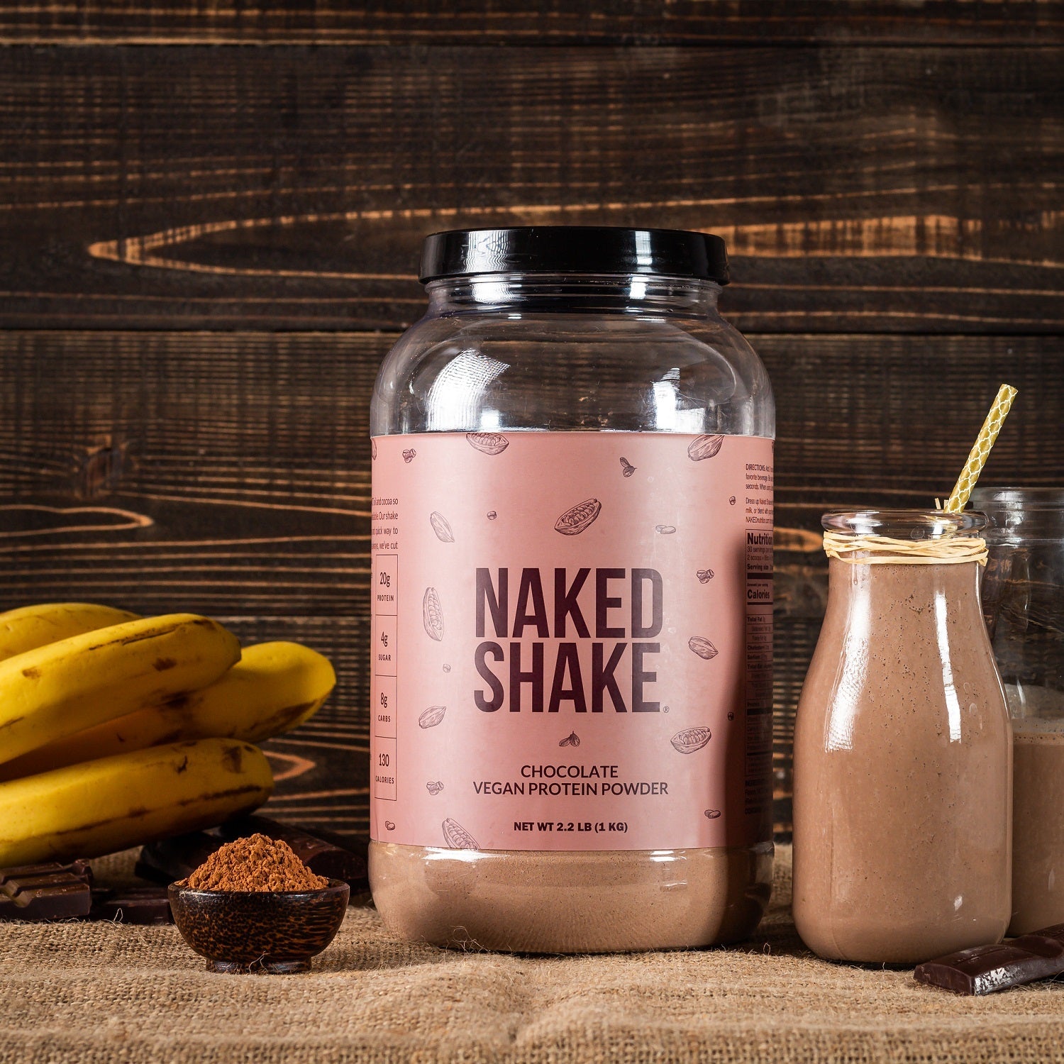 Chocolate Protein Shake - Chocolate, Minimal Ingredient Health Support
