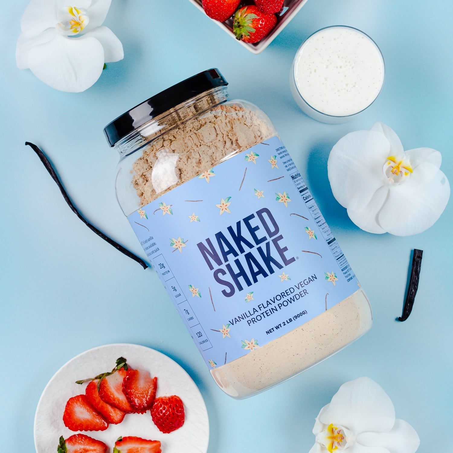 Vanilla Protein Shake - Vanilla, Minimal Ingredient Health Support