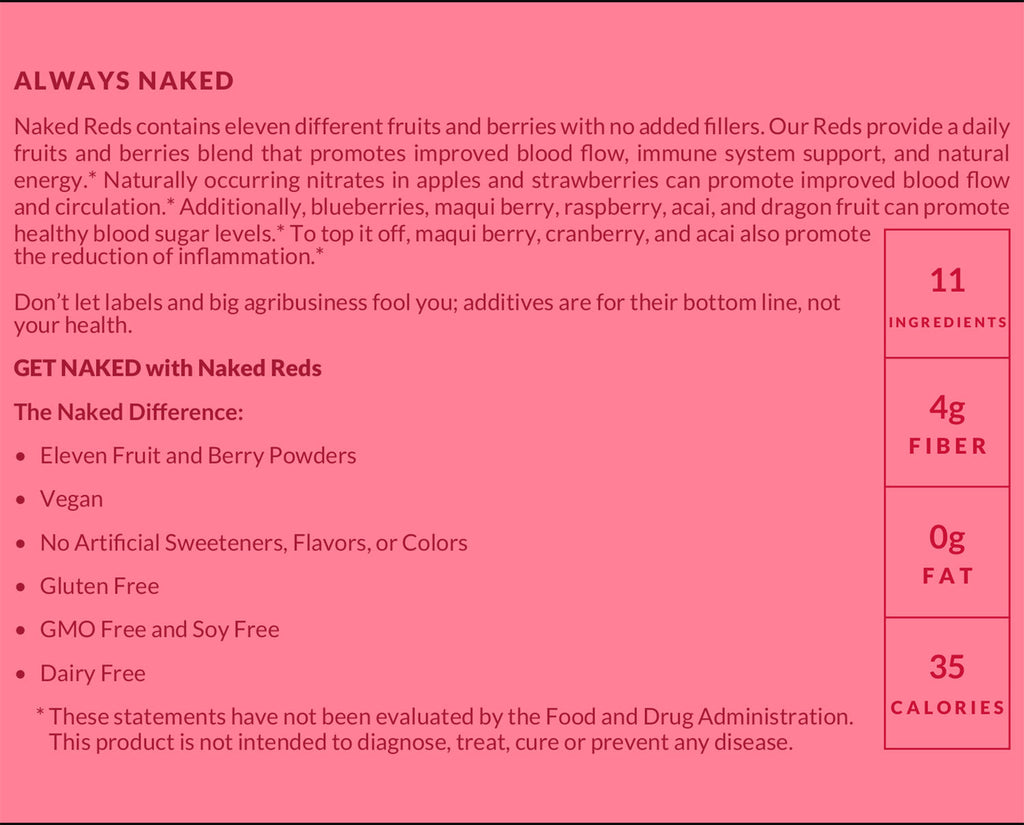 Super Reds Fruit Powder, Easy Mixing Nutrition Support
