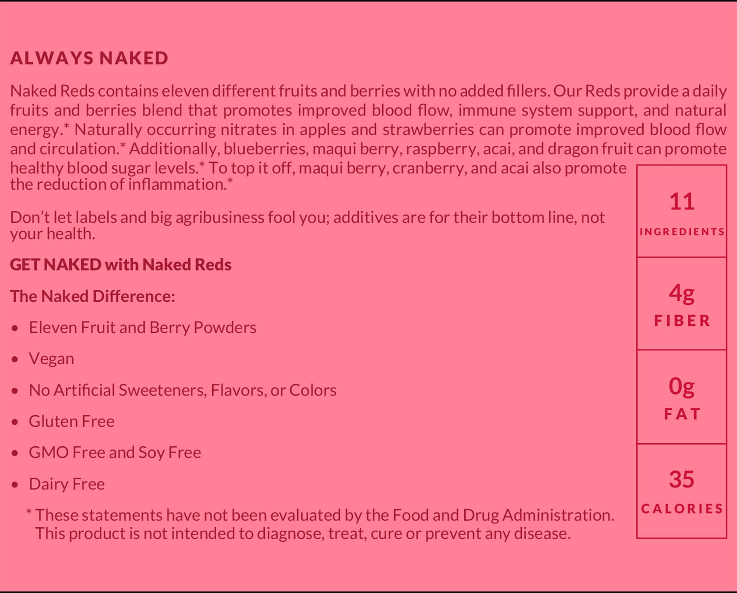 Super Reds Fruit Powder, Easy Mixing Nutrition Support