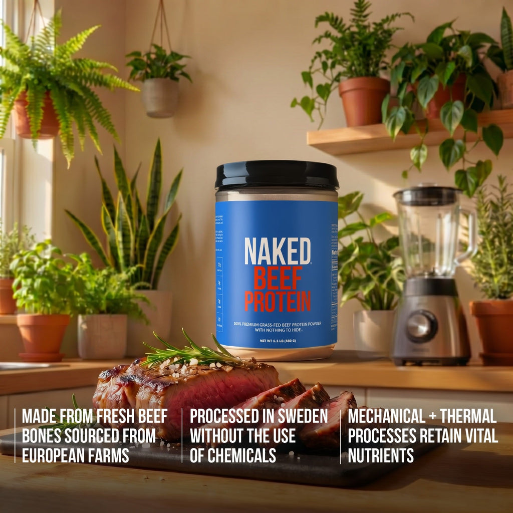 Beef Protein Powder - Unflavored, Easy Mixing Nutrition Support