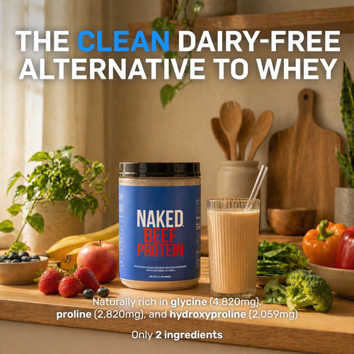 Beef Protein Powder - Unflavored, Easy Mixing Nutrition Support