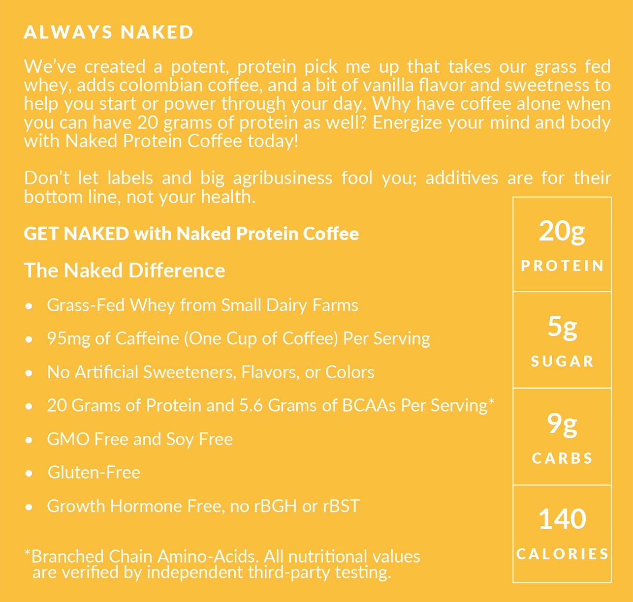 Vanilla Latte Protein Iced Coffee - Vanilla Latte, Minimal Ingredient Health Support