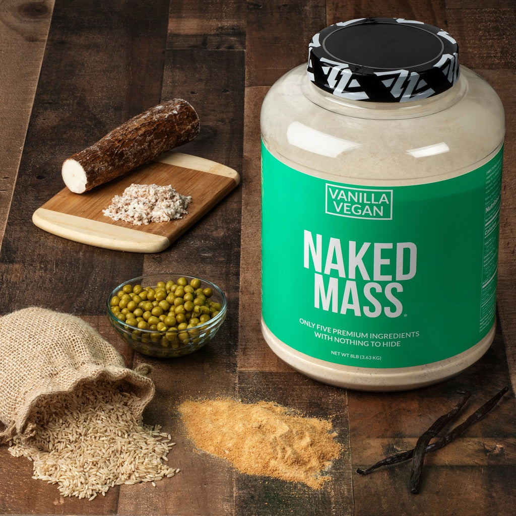 Vanilla Vegan Mass Gainer Supplement - Vanilla (Vegan) 12LB, Daily Calorie Boost Blend