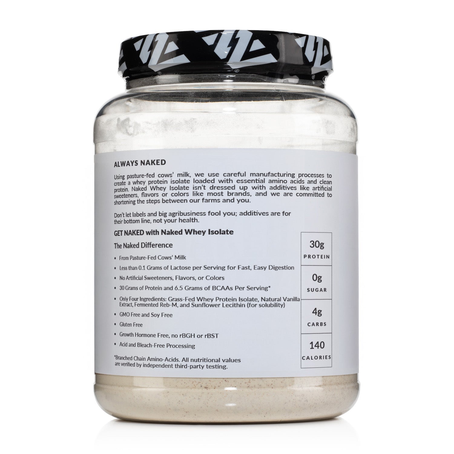 Vanilla Grass-Fed Whey Isolate Protein Powder - Vanilla, Pure Protein For Everyday Use