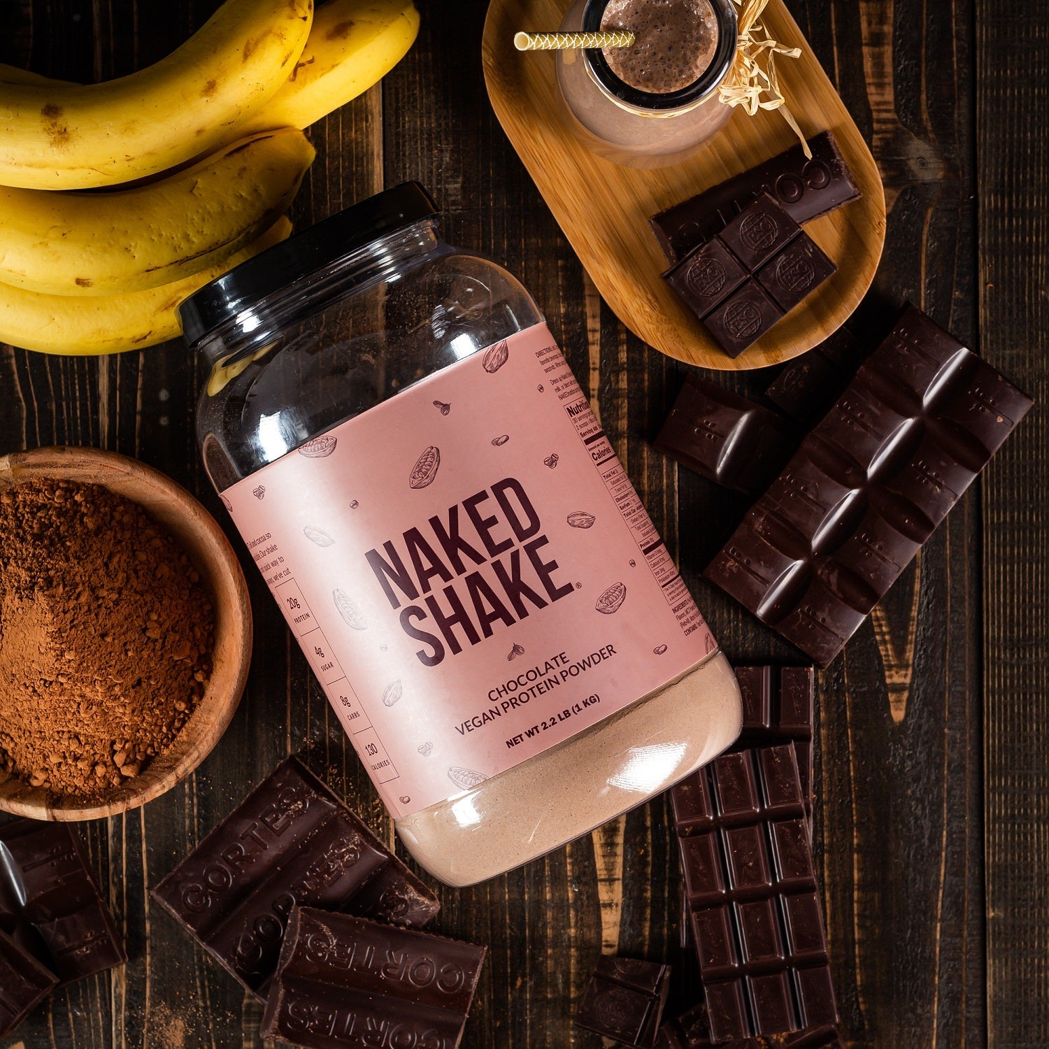 Chocolate Protein Shake - Chocolate, Minimal Ingredient Health Support