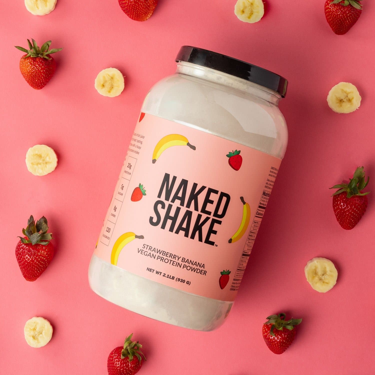 Strawberry Banana Protein Shake - Strawberry Banana, Minimal Ingredient Health Support