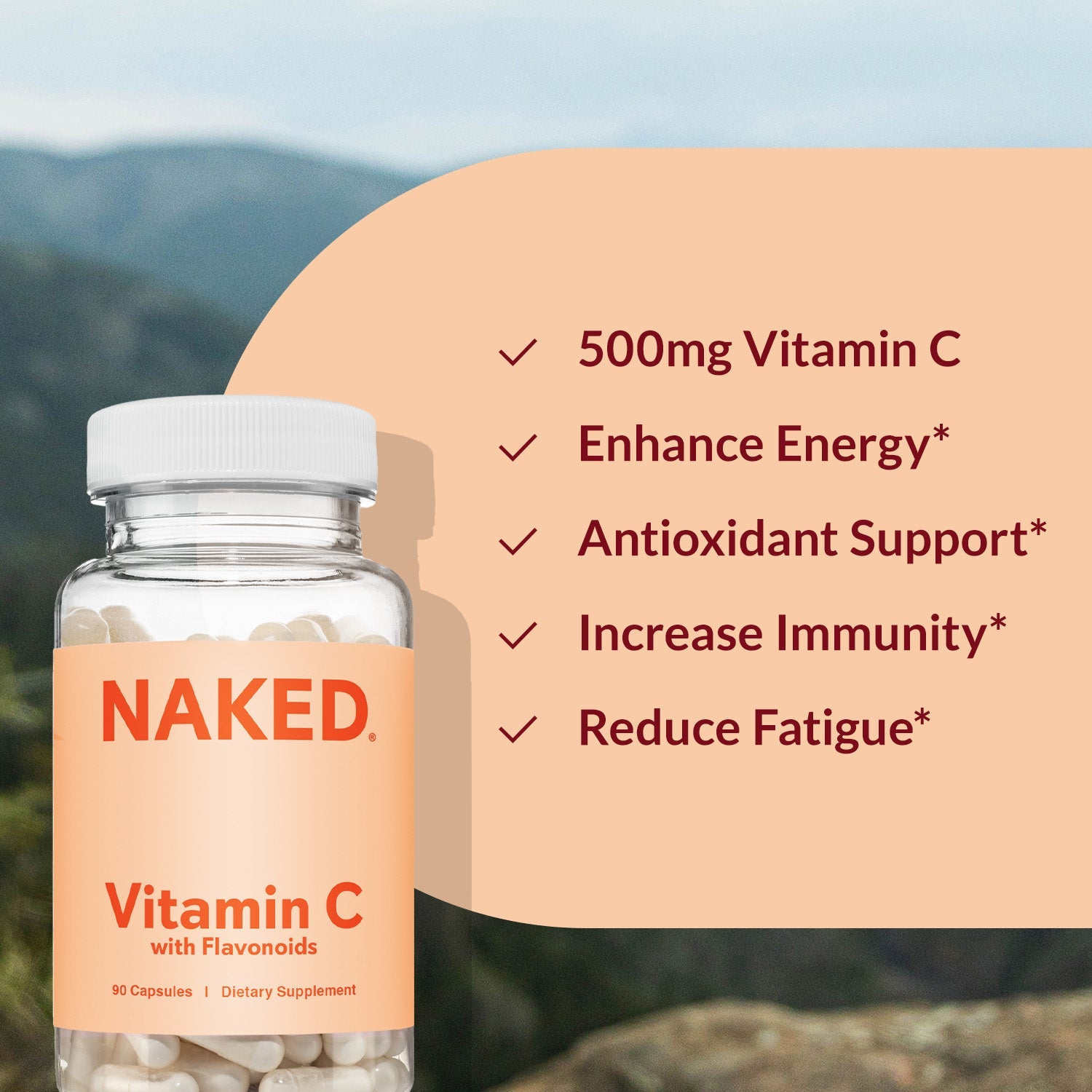 Daily Vitamin C Supplement - Vitamin C, Minimal Ingredient Health Support