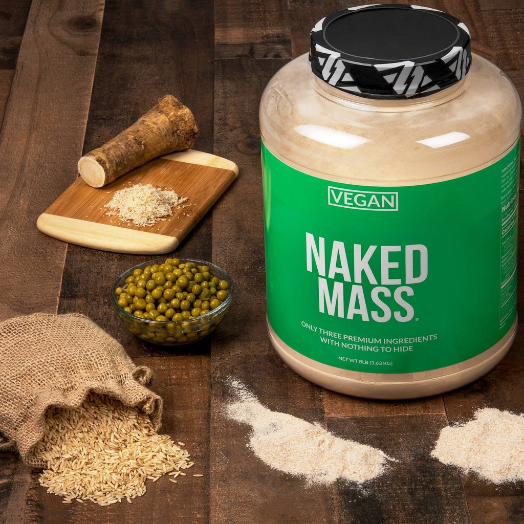 Vegan Mass Gainer Supplement - Unflavored (Vegan) 12LB, Daily Calorie Boost Blend