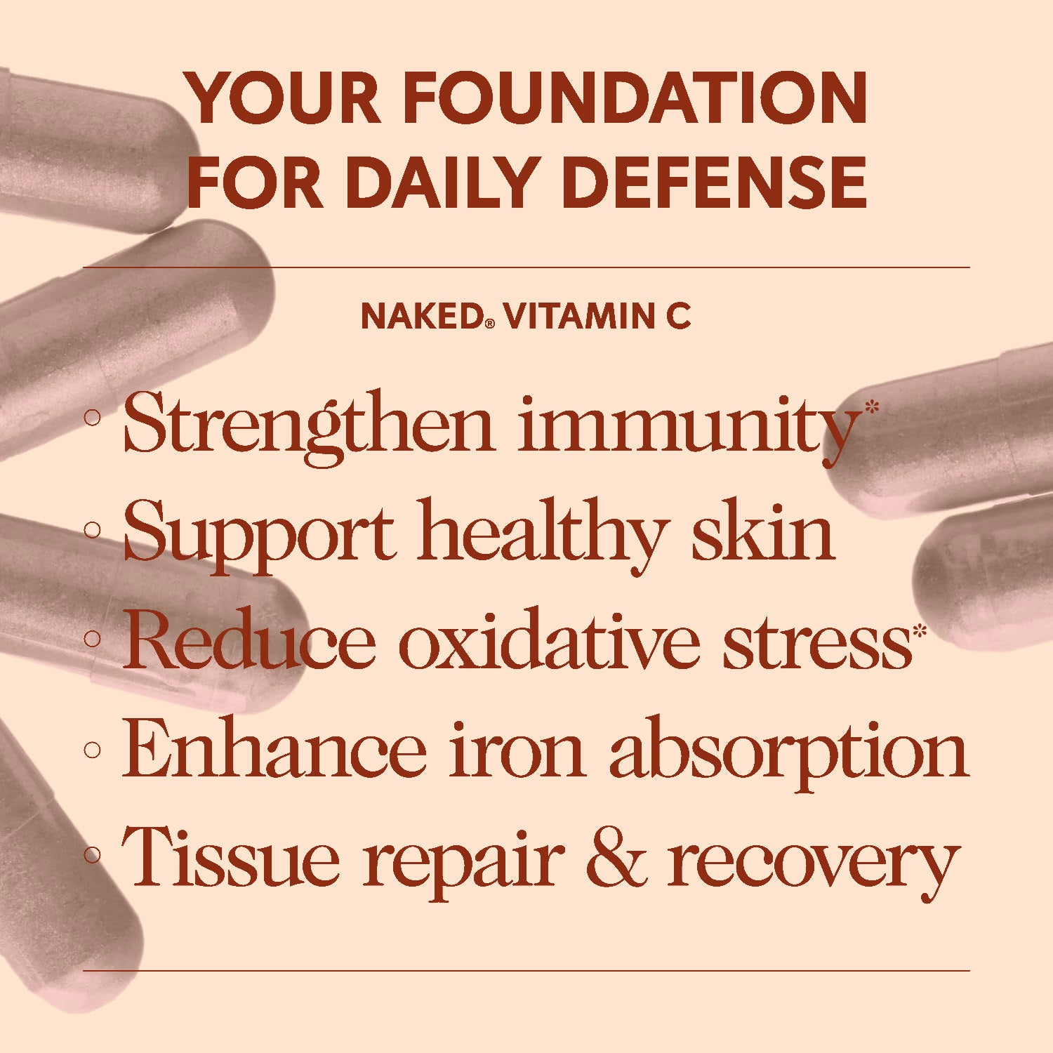 Daily Vitamin C Supplement - Vitamin C, Minimal Ingredient Health Support