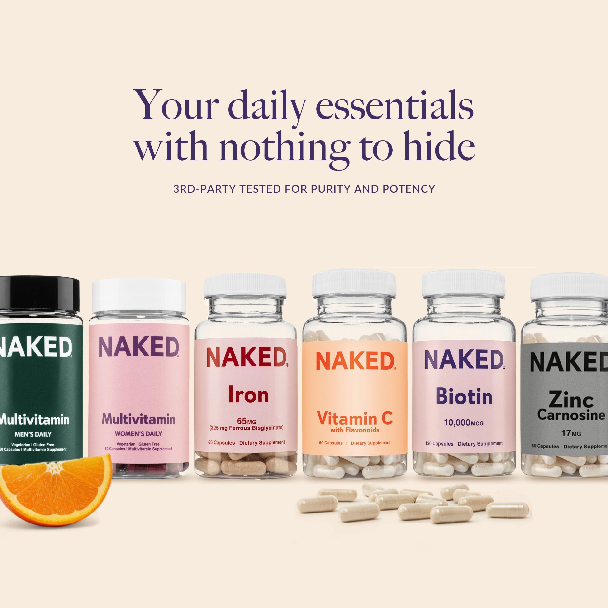 Daily Vitamin C Supplement - Vitamin C, Minimal Ingredient Health Support